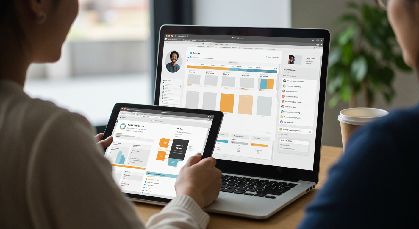 Team members collaborating effectively using a modern project management tool