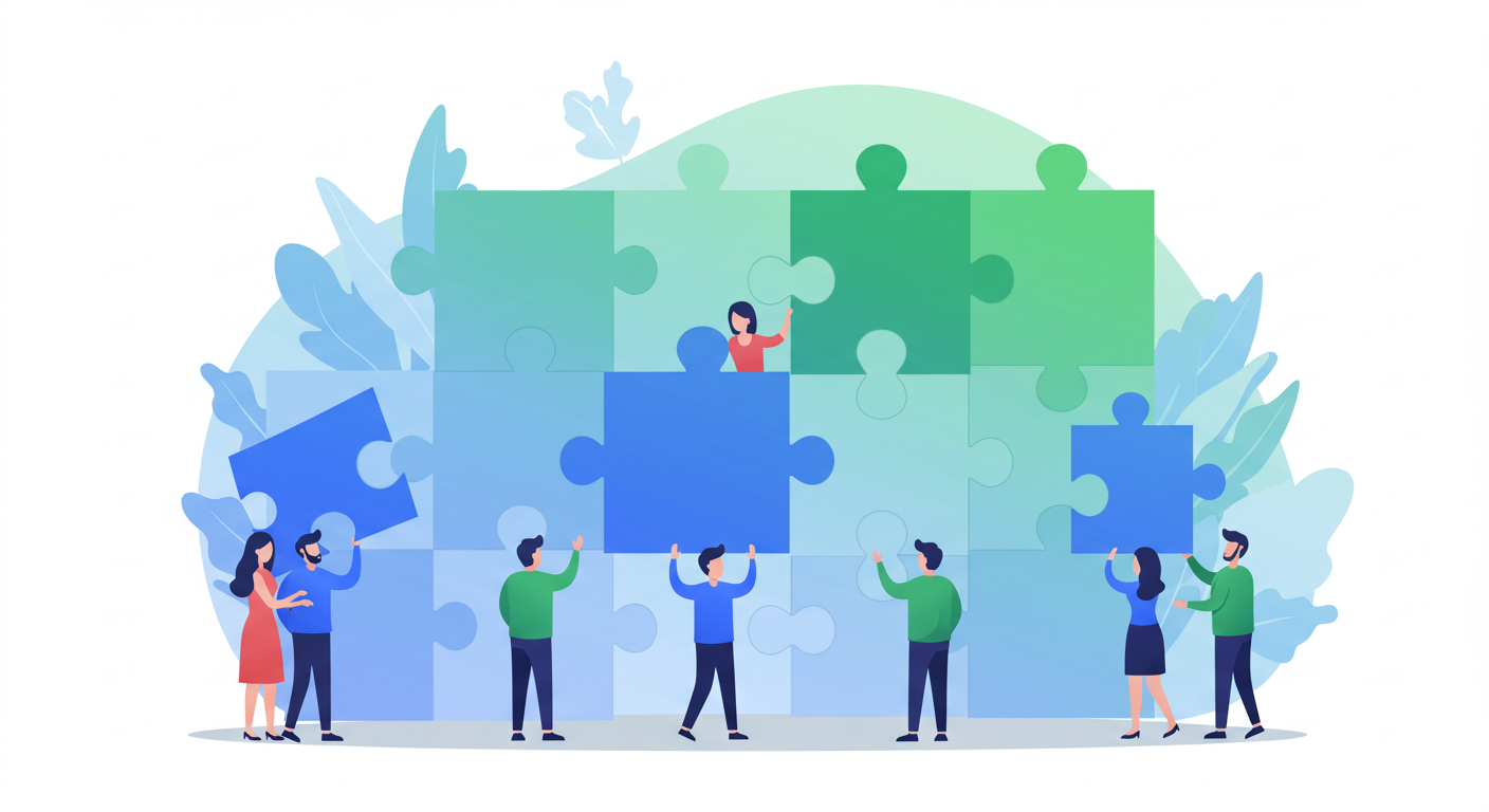 Large project task broken down into smaller, manageable components